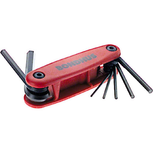 Bondhus Gorilla Grip Folding Hex Key Set 2-8mm