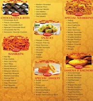 Kanwarji's menu 1