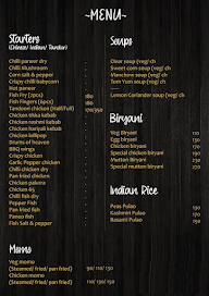 Chowdhury Cooling Corner menu 1
