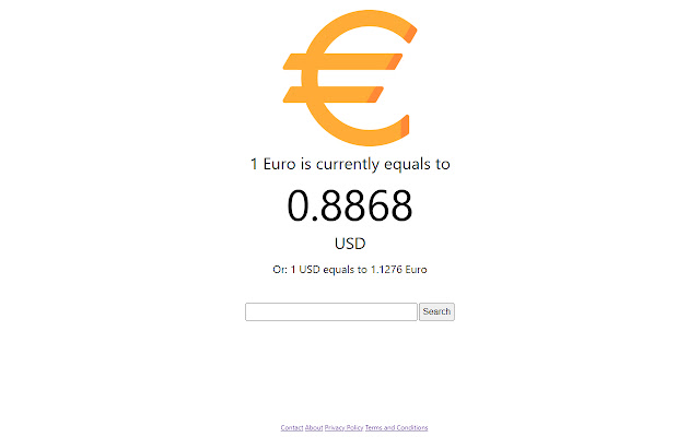 Euro-USD Live chrome extension