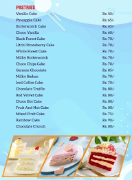 Cakes & Shakes menu 2