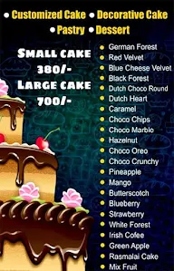 Kekiz - The Cake Shop menu 1