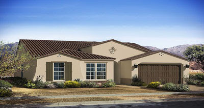 Heritage floor plan at Eastmark by Woodside Homes New Construction Homes Mesa AZ 85212