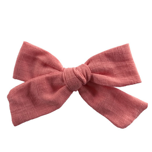Title 11, Pamučna i lanena šnala za kosu sa mašnom, elega...