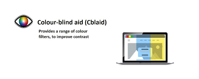 Colour-blind aid (Cblaid) marquee promo image