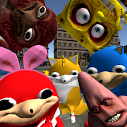 Ugandan Knuckles Simulator. Meme Salvation 3D  Icon