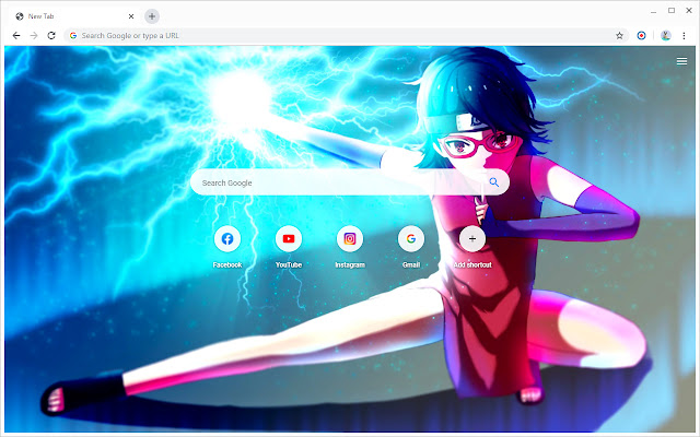 Sarada Uchiha Naruto Fondos de pantalla nueva pestaña