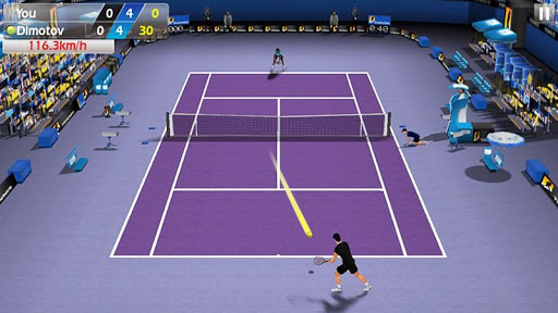 Le tennis chiquenaudé 3D APK MOD screenshots 4