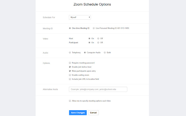 Zoom Scheduler For Gov Preview image 1