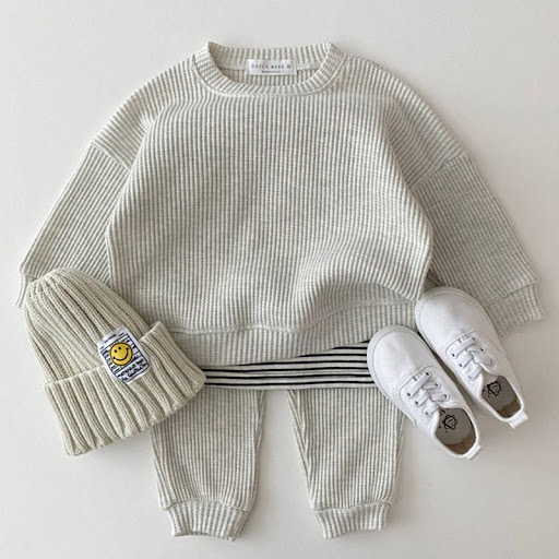 Title 4, Infant and Childrens Clothing Casual Knit Suit...