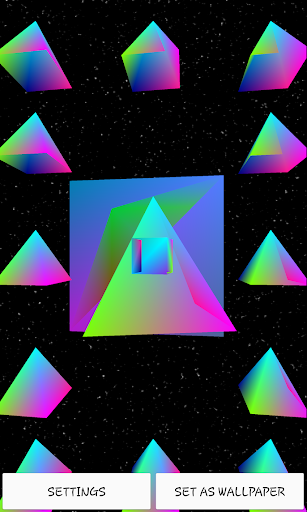 Cubes and Prisms LiveWallpaper