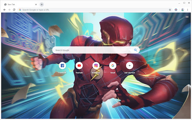 New Tab - The Flash