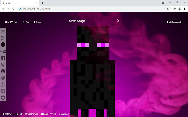 Minecraft Wallpaper New Tab