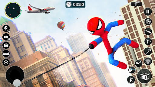 Screenshot Flying Spider Rope Hero Games