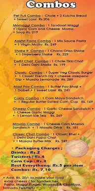 Snack Shack menu 6