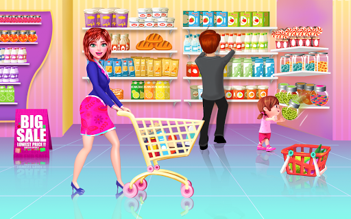 Screenshot Girl Cashier -Grocery Shopping