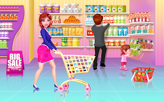 Girl Cashier -Grocery Shopping Screenshot