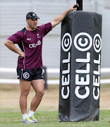 Jacques Botes during the Cell C Sharks training and interview session at Growthpoint Kings Park on September 23, 2014 in Durban, South Africa.