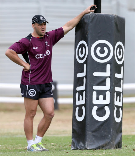 Jacques Botes during the Cell C Sharks training and interview session at Growthpoint Kings Park on September 23, 2014 in Durban, South Africa.