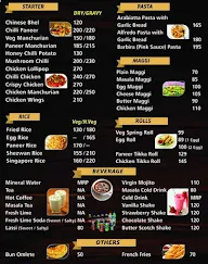 Food Vengers menu 1