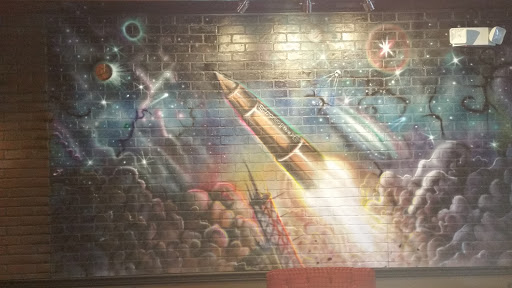 Copper Rocket Mural