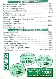 Standard Sweets & Restaurant menu 4