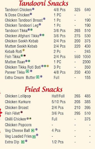 Nazeer Foods menu 1