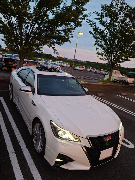 クラウンアスリートのあそこの隣のベンチ・夕焼けと愛車・210special☆・Grant.hope223・Xperia 1 Ⅱ 撮影に関するカスタム事例の投稿画像7枚目