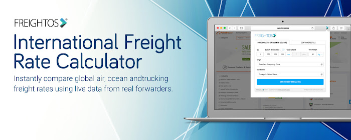 Freightos Freight Rate Calculator marquee promo image