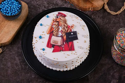 Shopping Queen In Style Cake