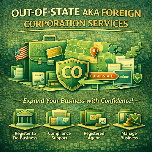 Out of State Foreign Corporation Services