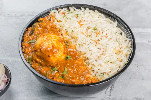 Egg Masala Rice Bowl