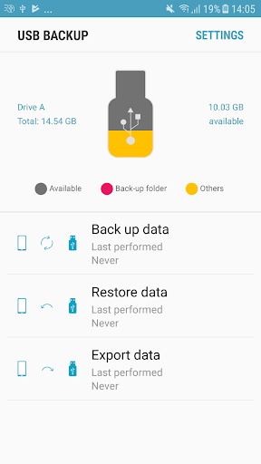 Screenshot USB Backup