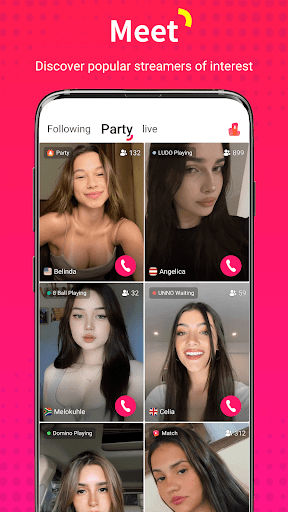 Screenshot WeJoy-Live video chat&party