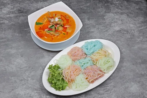 Ka Nom Cheen Noodles With Nam Ya Pla