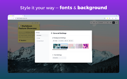 MemoTab : New Tab Sticky Notes Preview 3