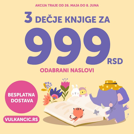 Neodoljiva Vulkančić akcija: 3 knjige za 999 dinara