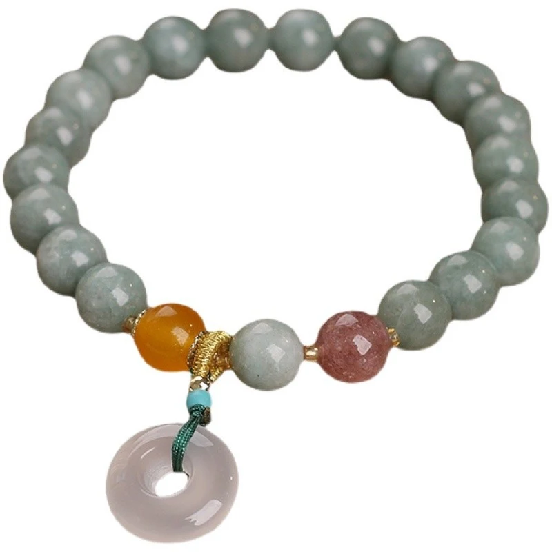 Title 7, Burma Jade Kristal Vredes Gesp Armband. Breng h...