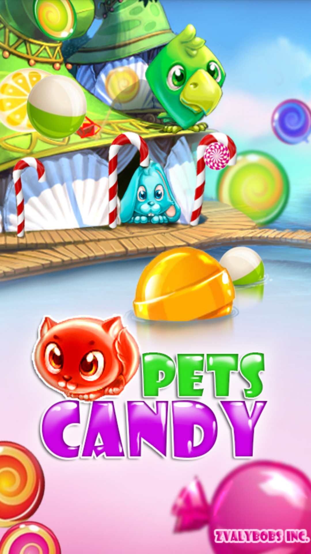 Android application Candy Pets screenshort