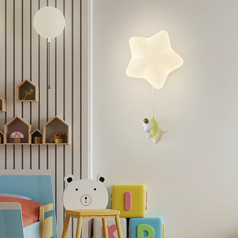 Cartoon Children's Room Star Decoration Bedside Lamp