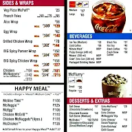 McDonald's menu 3