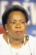 LOOKING ABROAD: Nkosazana Dlamini-Zuma.