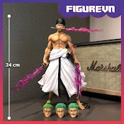 Mô Hình Zoro 24 Cm (4 Đầu + Hiệu Ứng) - One Piece