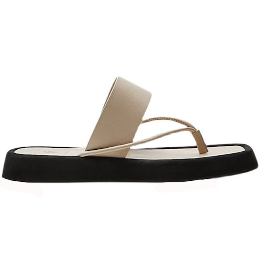 Title 5, Womens Cowhide Flip Flops Platform Sandals and...