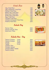 Hyderabad Shahi Restaurant menu 2