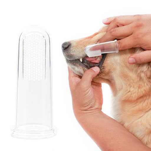 1/3 Pcs Soft Pet Finger Dog Toothbrush Dog Brush Bad Breath Tartar Teeth Tool Dog Accessories Cleaning Supplies Pet Prod