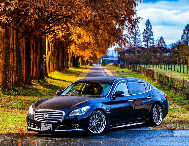 シーマの12月もよろしくお願いします・2021ベストショット・車写活・紅葉ドライブに関するカスタム事例の投稿画像1枚目