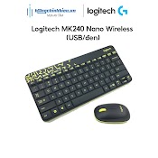 [Mã Bmltm50 Giảm Đến 50K] Combo Bàn Phím Chuột Wireless Logitech Mk240 Chính Hãng