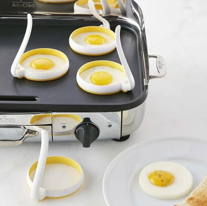 Anillo Redondo para Tortillas Herramienta de Cocina Perfecto para Omelettes Redondos Antiadherente Fácil de Usar y Limpiar Cocina Deliciosa