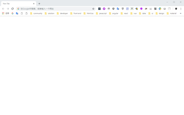 Chrome New Blank Tab chrome extension